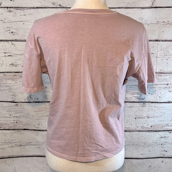 HOLLISTER T-Shirt Cropped "Must Have Collection" Washed Lavender-Small - Picture 2 of 5